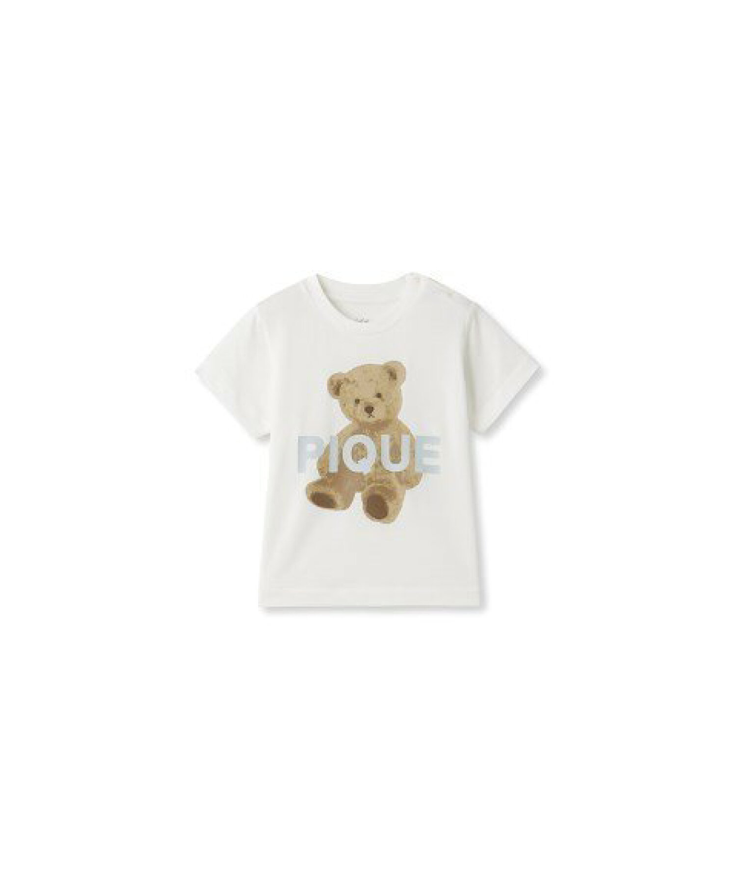 【BABY】 PIQUEベアワンポイントTシャツ